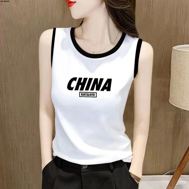 欧货白色吊带背心女内搭2025年新款夏季显瘦纯棉外穿打底衫上衣潮