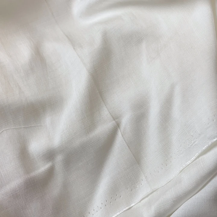 天丝（莱赛尔纤维）白色棉麻2米（瑕疵不退不换）