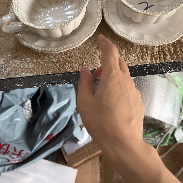 瓷片煮点2套杯碟呀呀