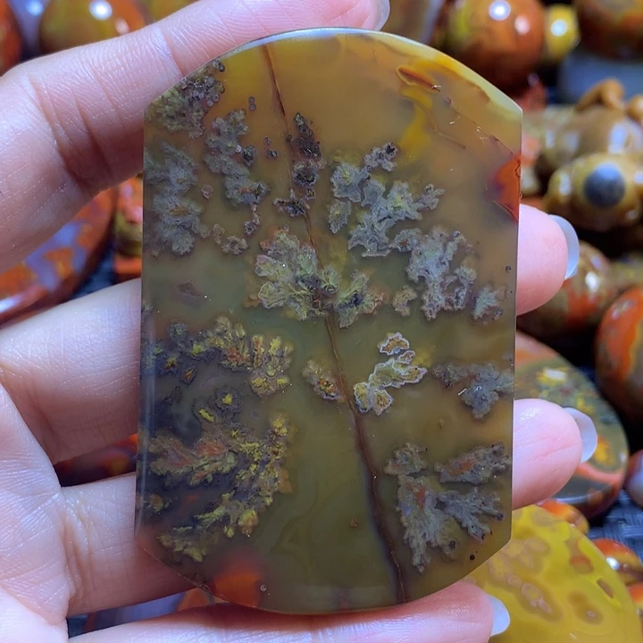 玛瑙/玉髓战国红吊坠未镶嵌