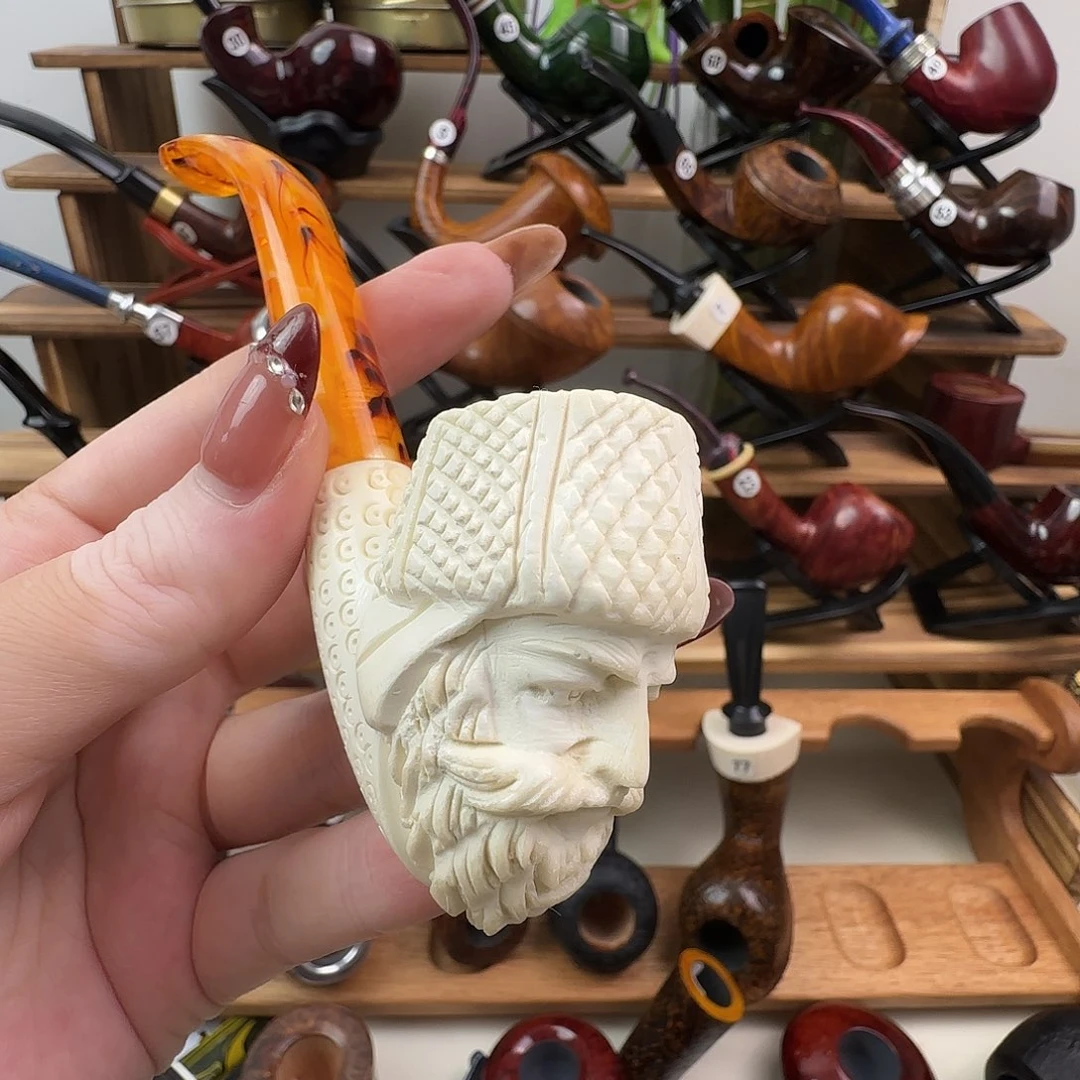 砖***头石楠木海泡石烟斗收藏