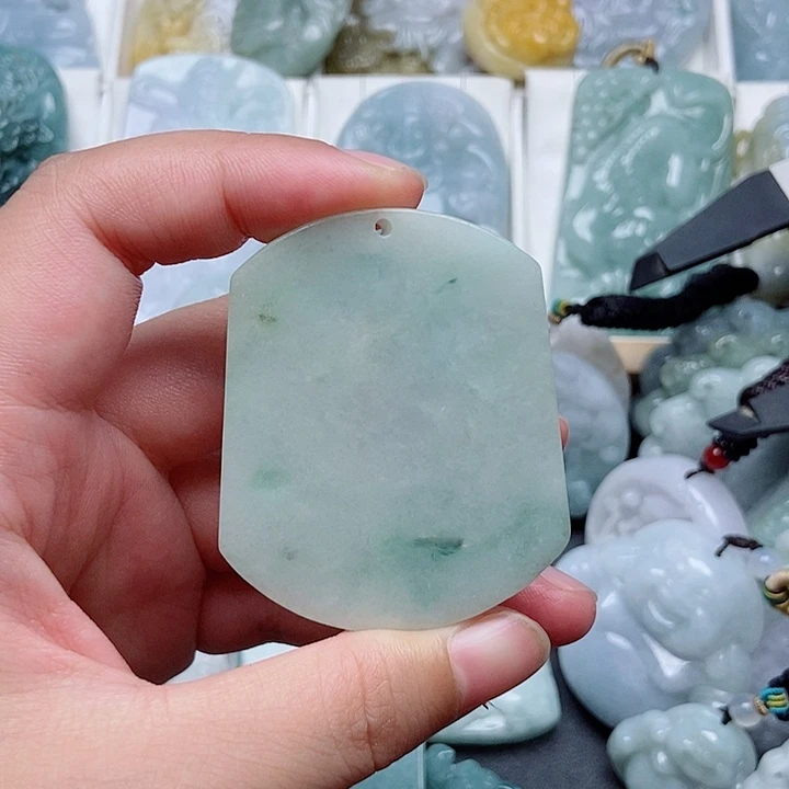 翡翠未镶嵌吊坠(不含链)翡翠