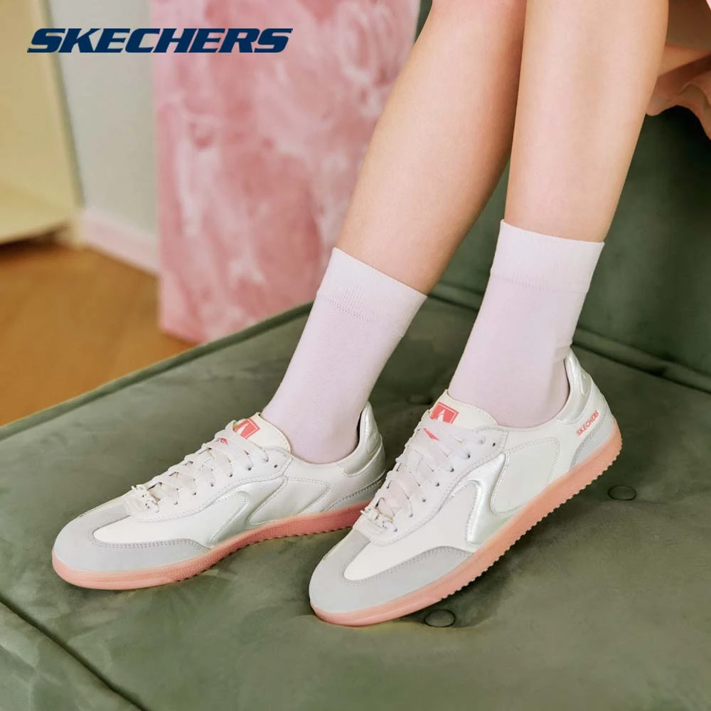 斯凯奇官方女鞋百搭潮流舒适平底鞋时尚休闲板鞋185235