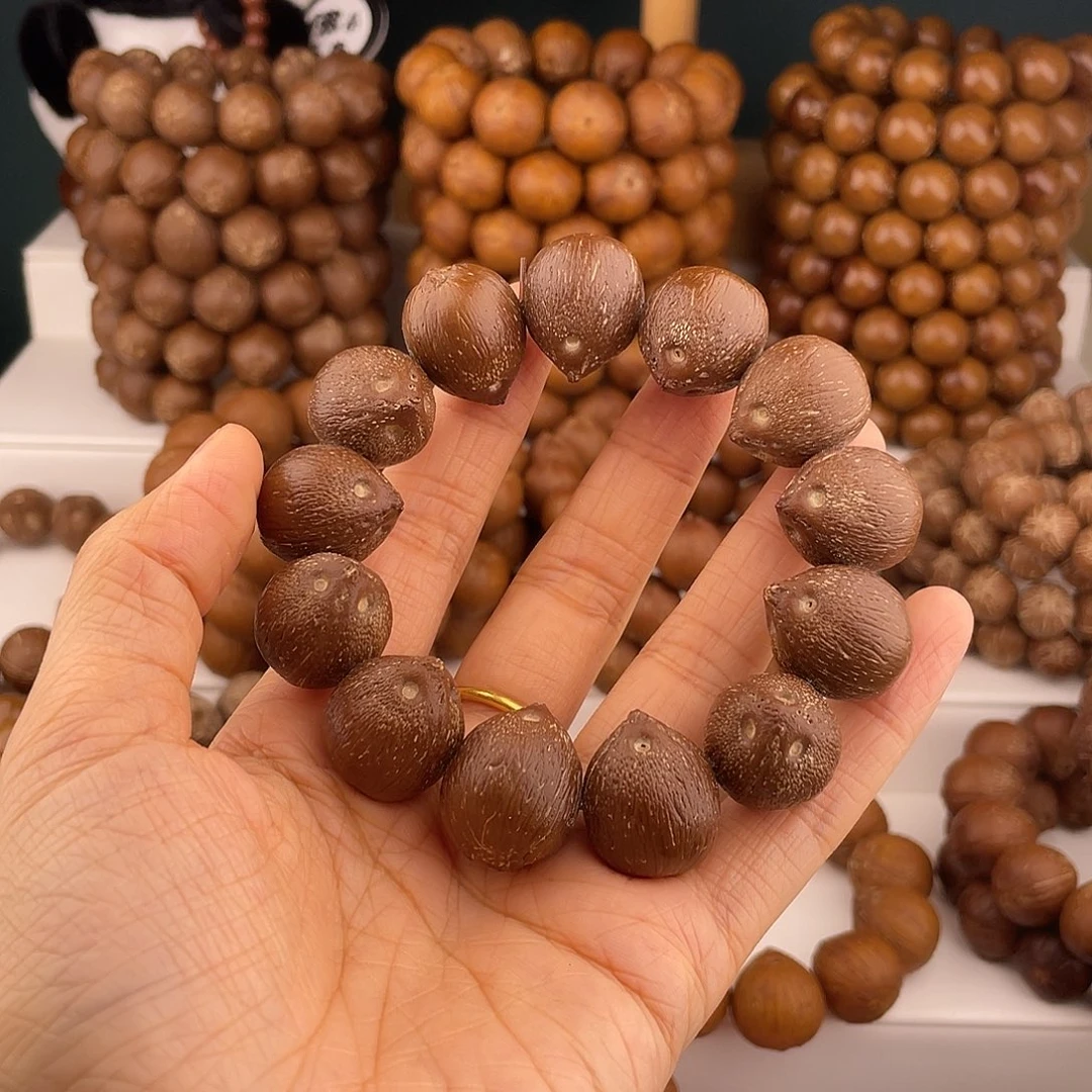 紫金鼠手串深***！原皮紫金鼠