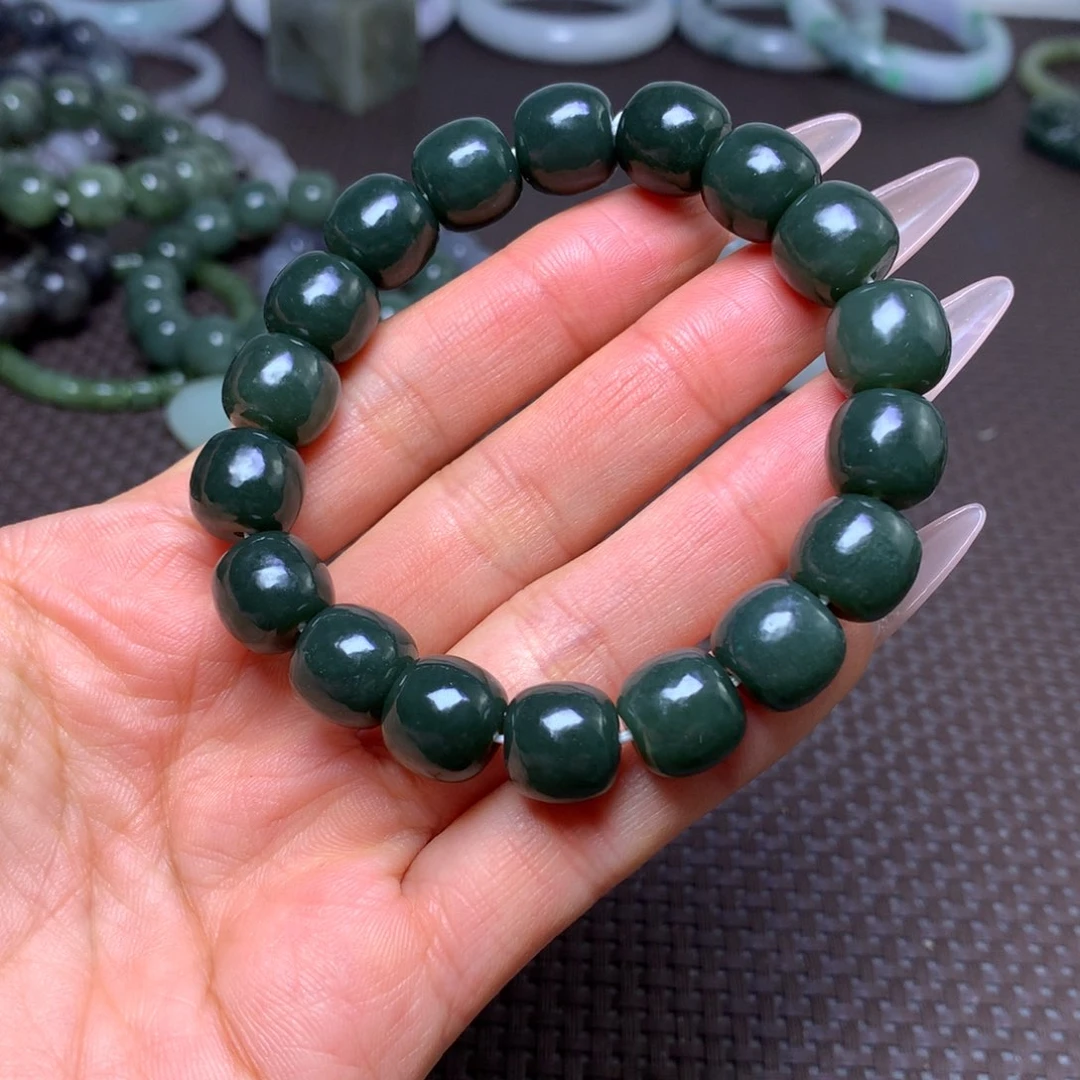 未镶嵌手串和田玉卡12