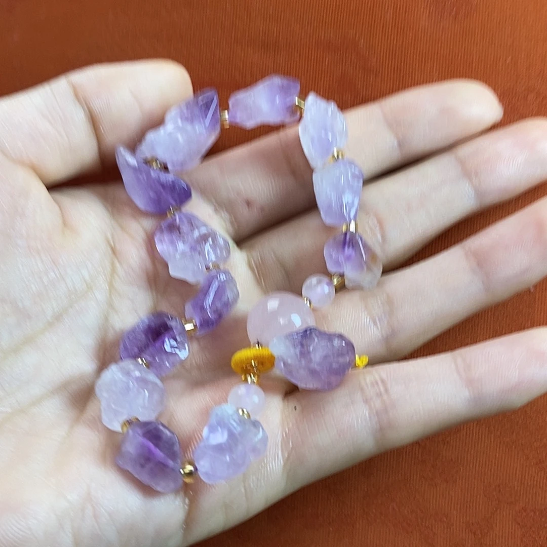 紫晶手绳未镶嵌手串