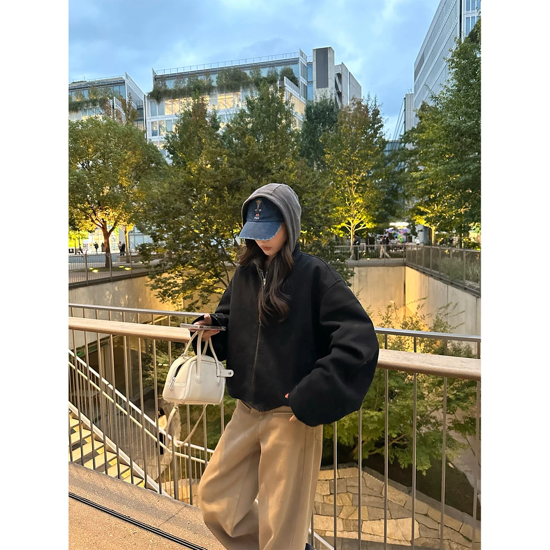 DYANGJUN【伦敦回忆录】冬季新款立领休闲插兜棉服外套夹克