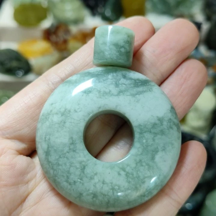 未镶嵌岫玉平安扣