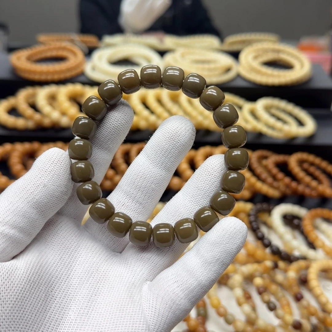 菩提根/象牙果手串10×11 5年 鬼工