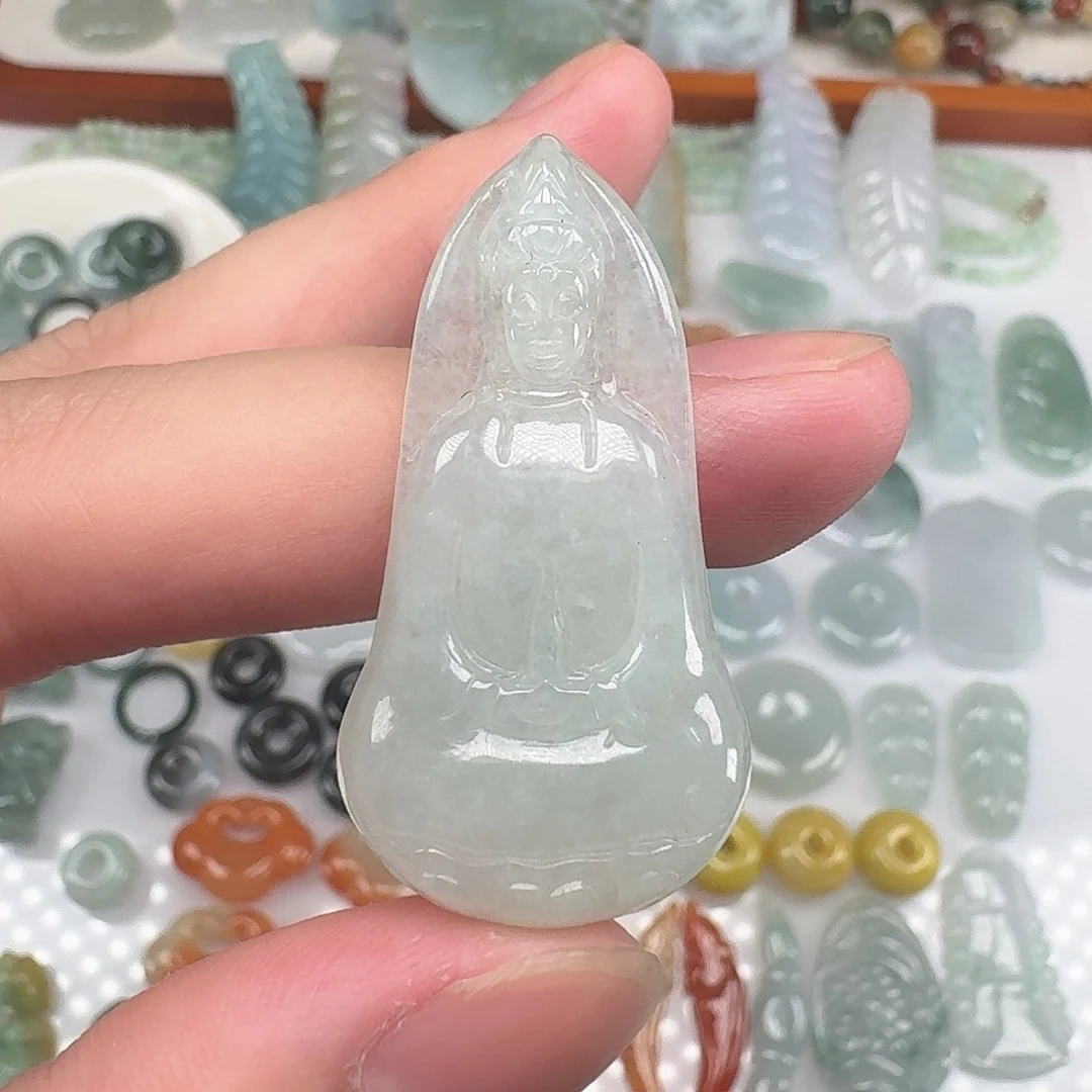 翡翠未镶嵌颈饰天然翡翠