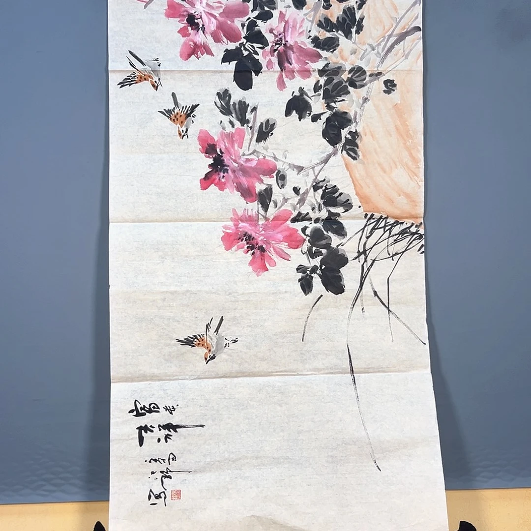 国画349 花鸟和蝴蝶是什么