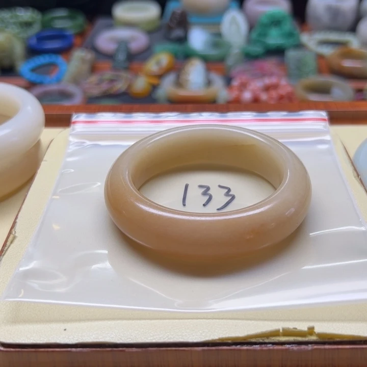 合金手镯石英质玉芯*133