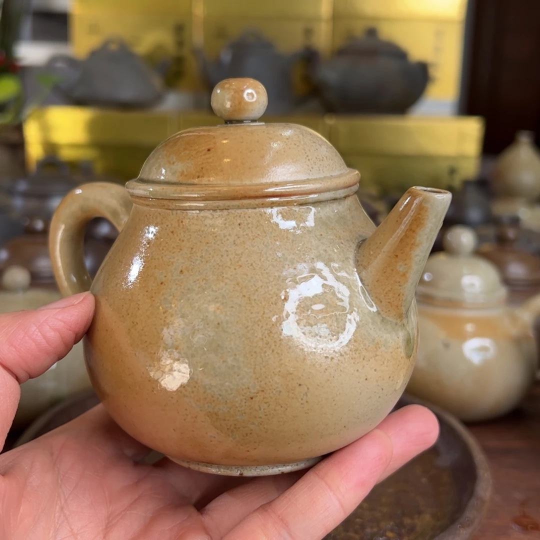 贵台龙窑柴烧茶壶A28