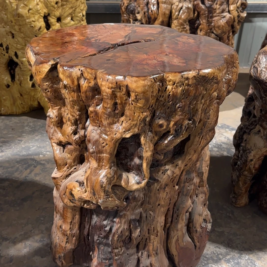 新***计龙纹鸡心枣木手工艺品