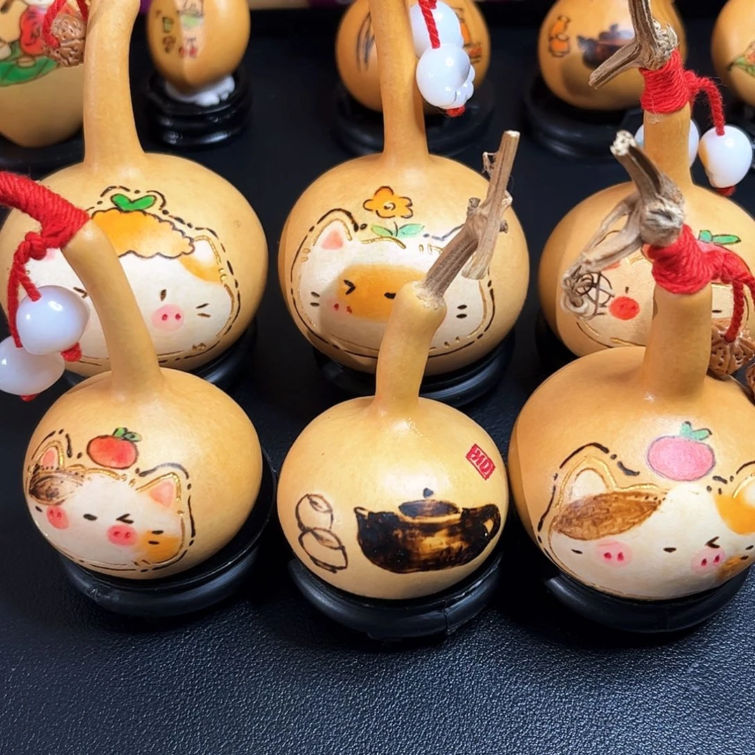 北***生葫芦烙画猫猫猫咪