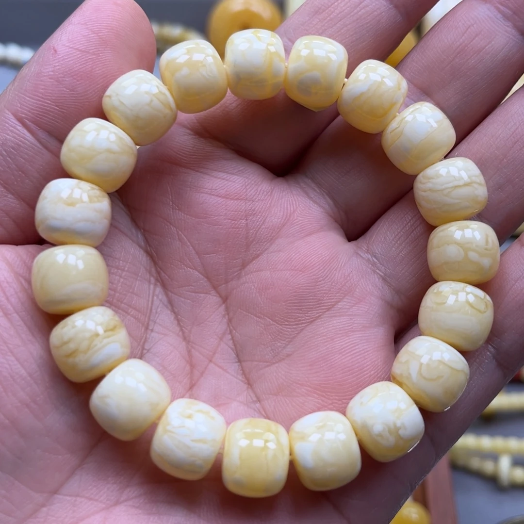 琥珀未镶嵌手链手串