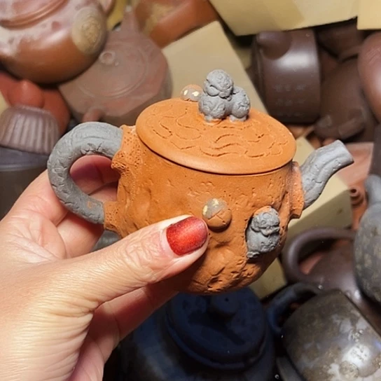 全手工制作宜兴紫砂壶