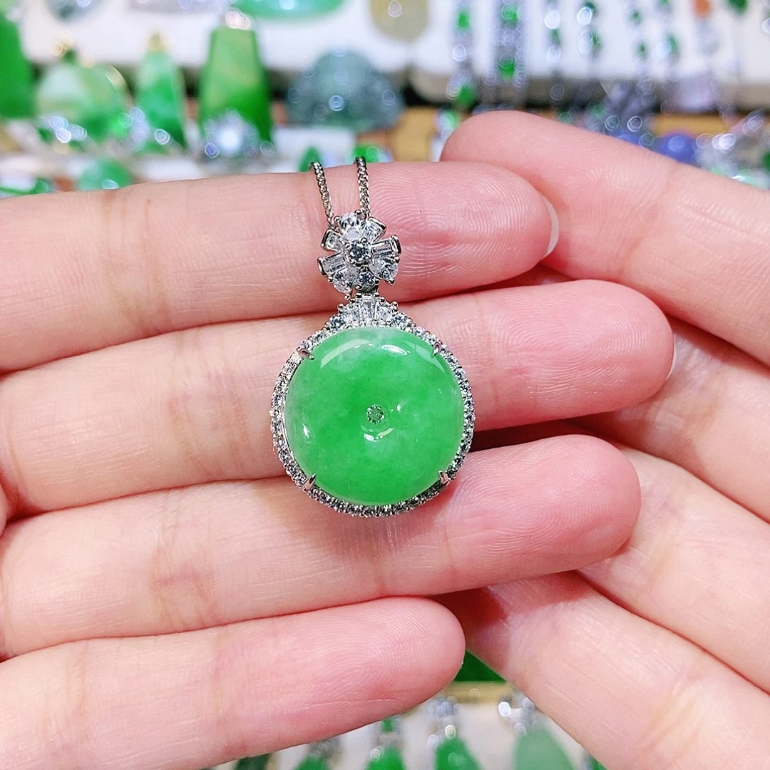 【闪购商品】翡翠挂件未镶嵌裸石