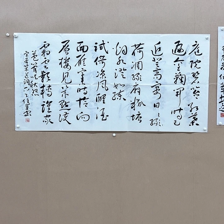 书法任小平138*68㎝新疆LS*****兰亭***