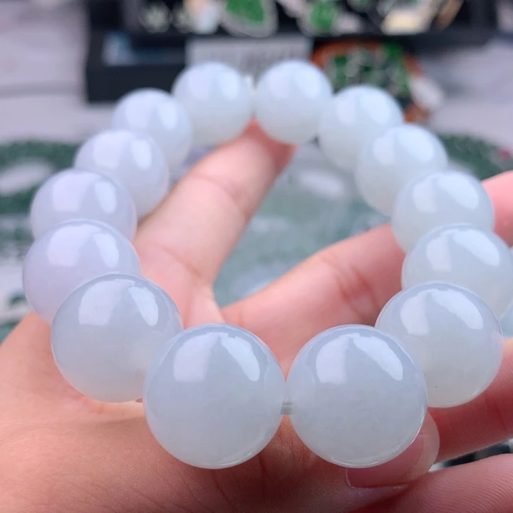 未镶嵌手串翡翠卡17.5