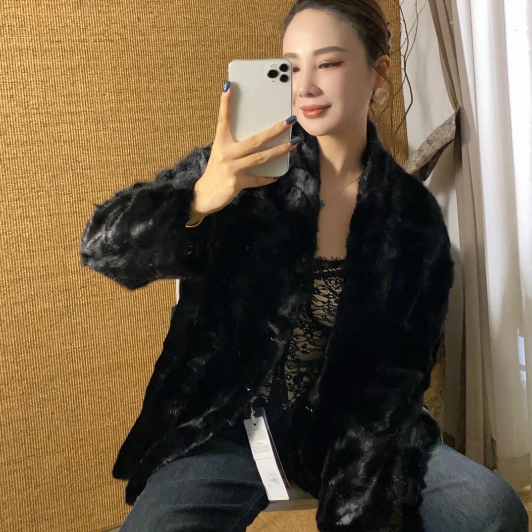 女短款立领常规S中长款M长袖可可棕160/58A