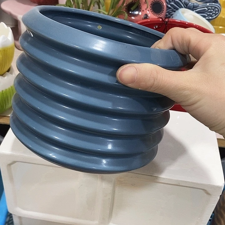 凑单满12包邮发 好盆有孔口 14高12