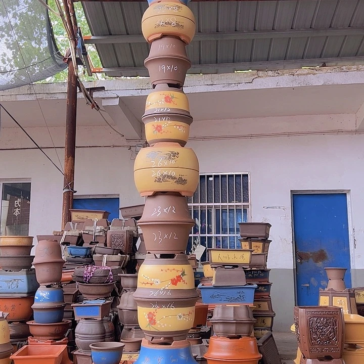 紫砂花盆紫砂花盆