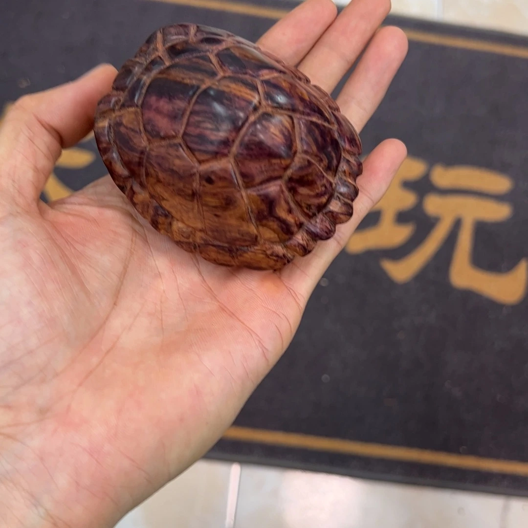 蓝***云把件黄花梨/降香黄檀