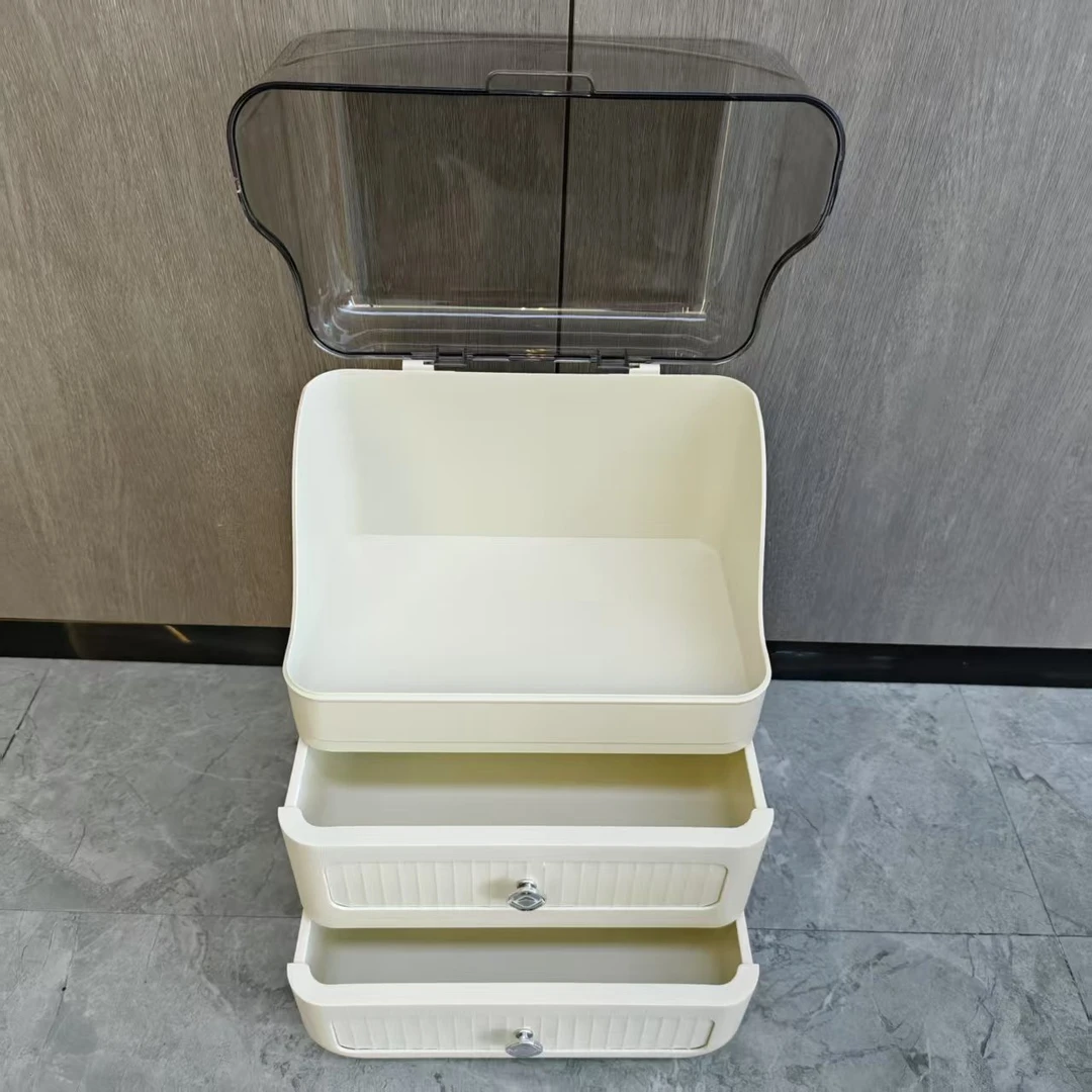C990翻盖式化妆箱 塑料化妆箱 颜色规格随机