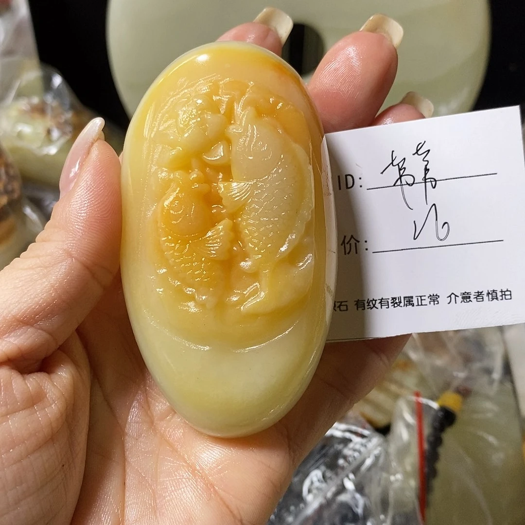 石材苇*古青石手把件
