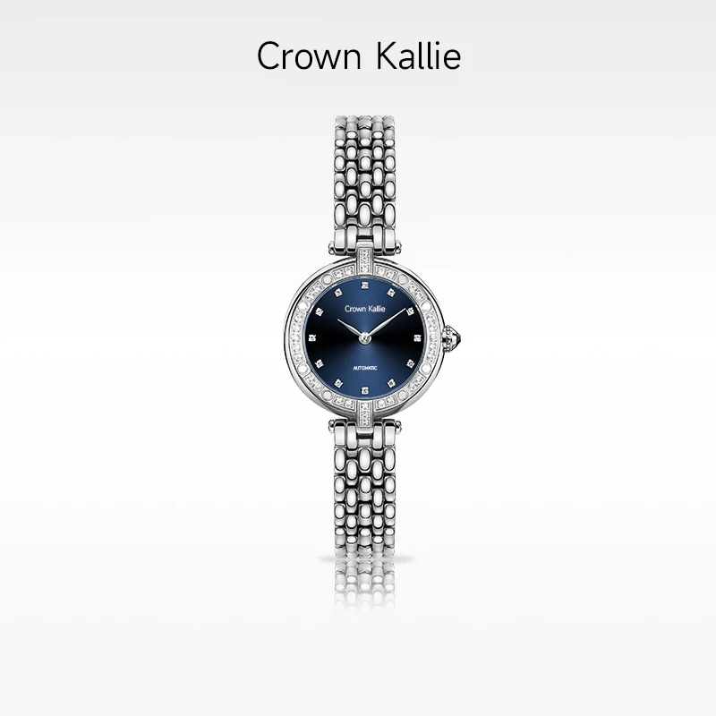 Crown kallie【浪漫蓝星】深海蓝系列设计周年限定女士腕表ck8109