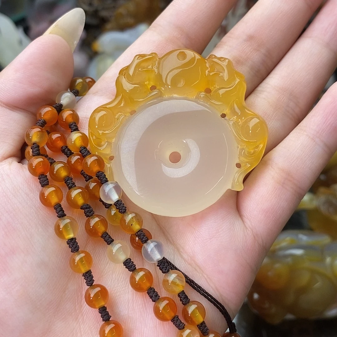 玛瑙/玉髓未镶嵌颈饰