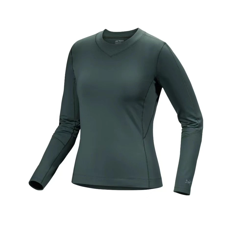 ARC'TERYX/始祖鸟gx Rho LT LS crew 女款长袖保暖抓绒衣户外休闲