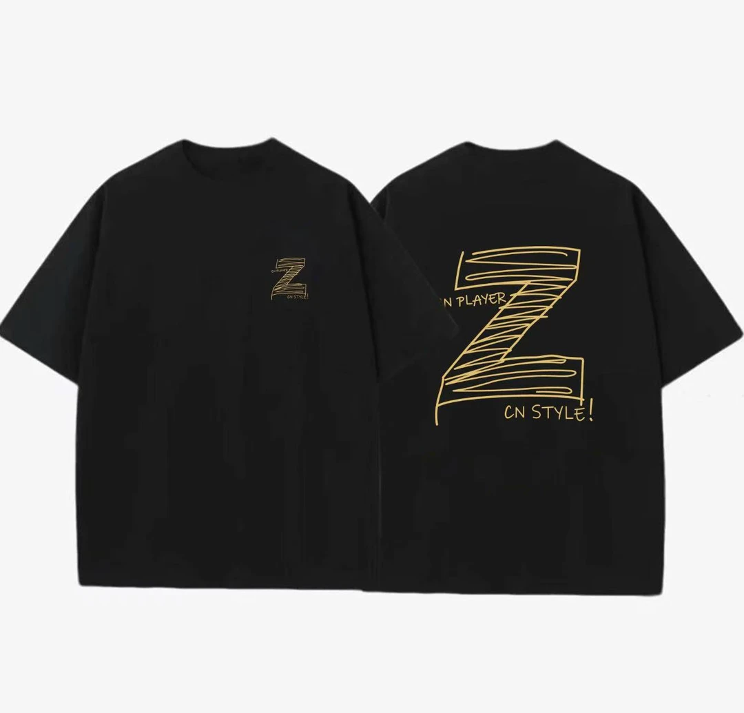 【Z】美式潮牌夏季男女同款宽松舒适纯棉短袖T恤