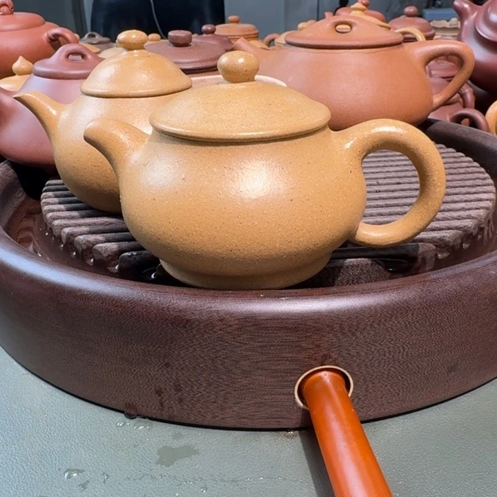 紫砂茶壶黄金段无添加180瑕小潘