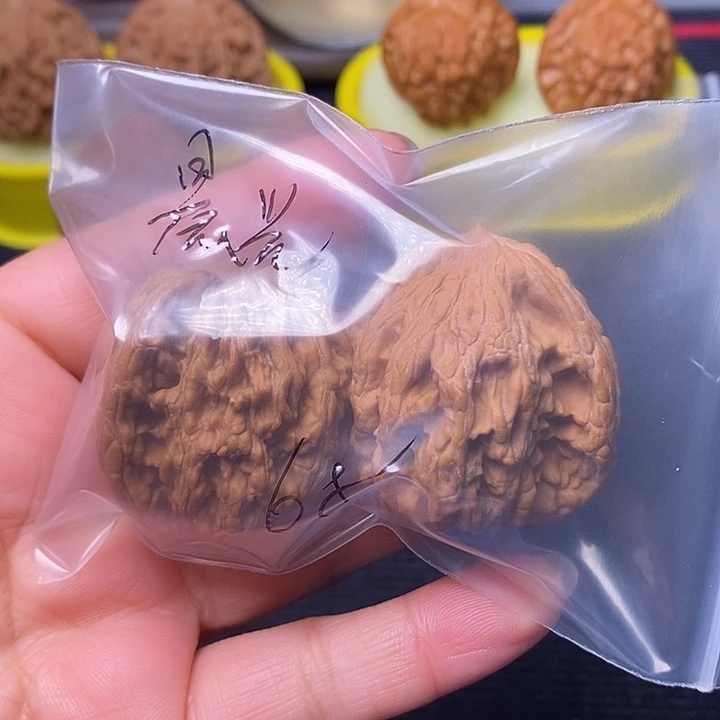 晨***风核桃手把件39虎头68