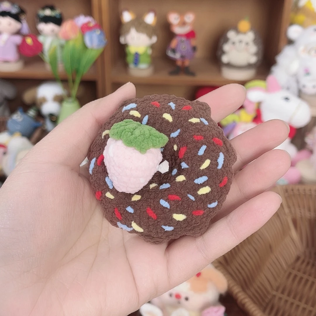 手工编织甜甜圈玩偶