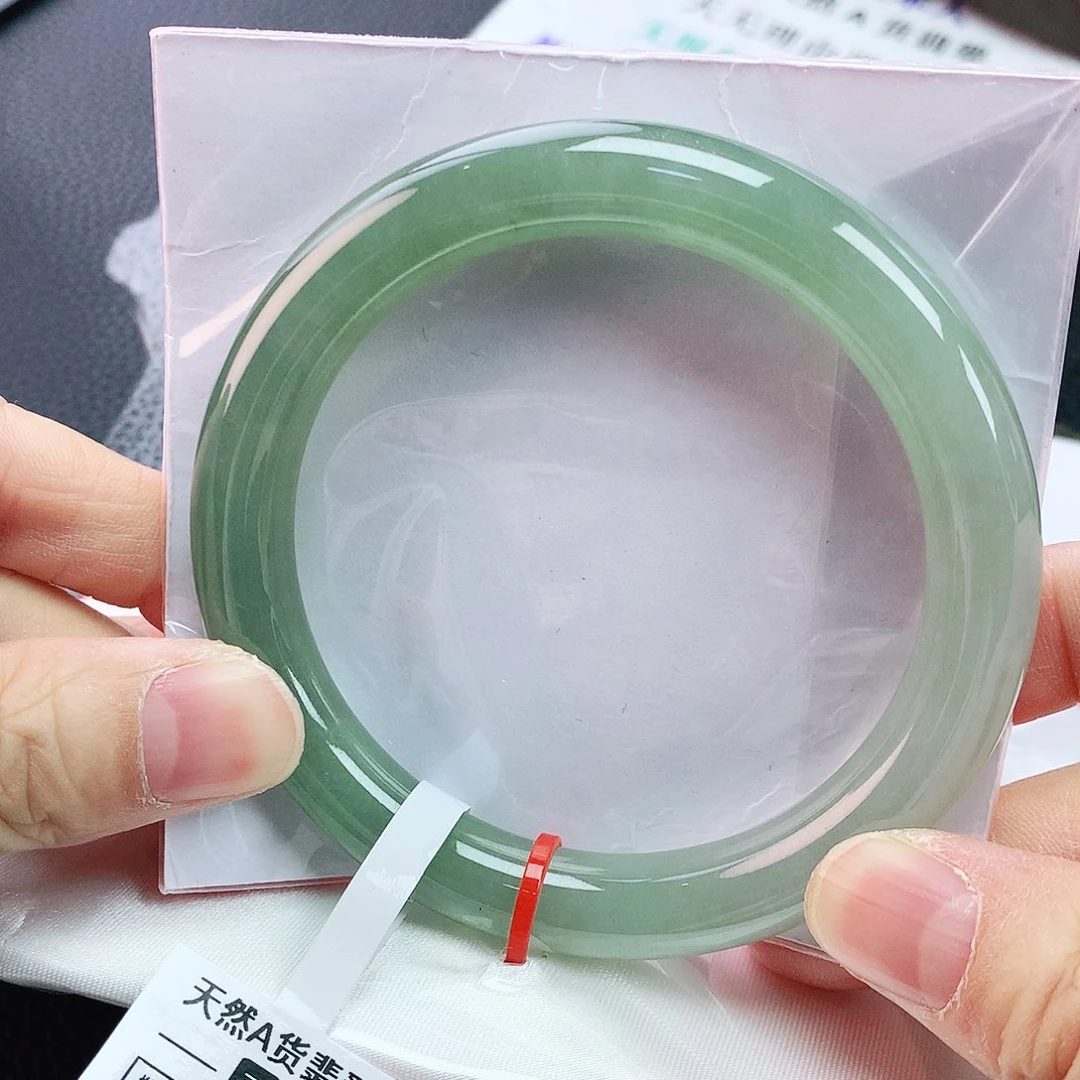 未镶嵌手镯翡翠57圆