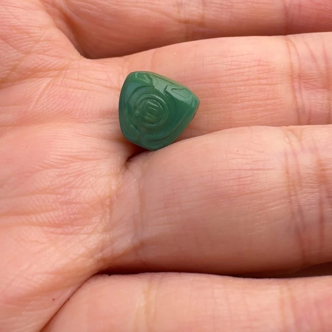 绿松石未镶嵌珠宝奇石10.5mm