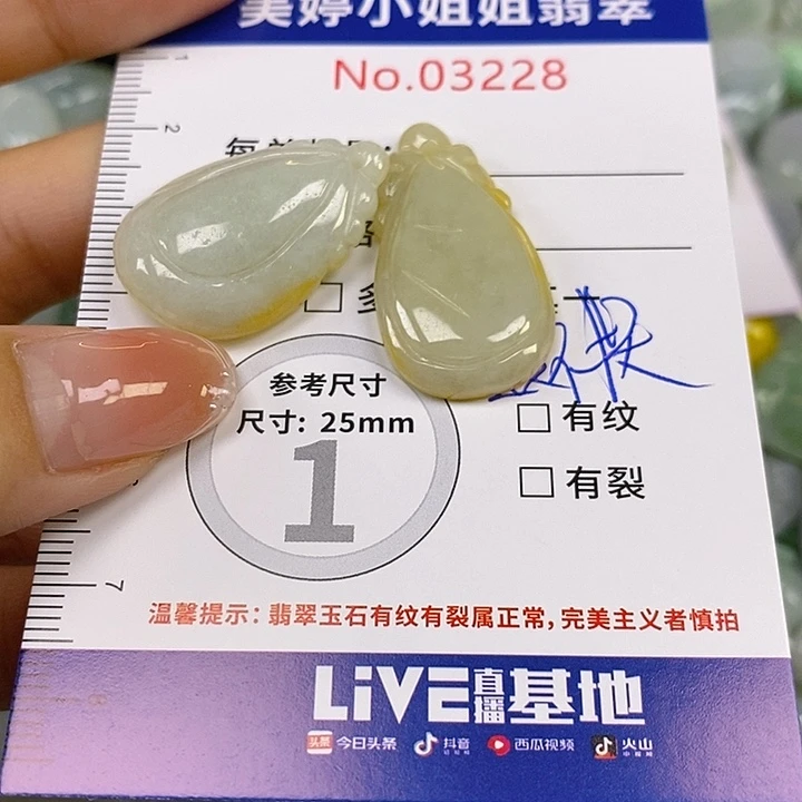 双***翡翠未镶嵌颈饰翡翠