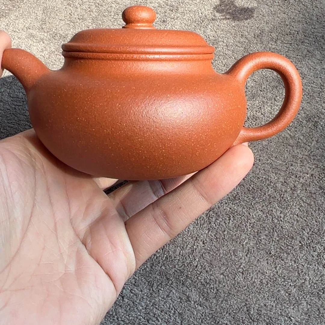 段泥茶壶涛***8红降坡仿古