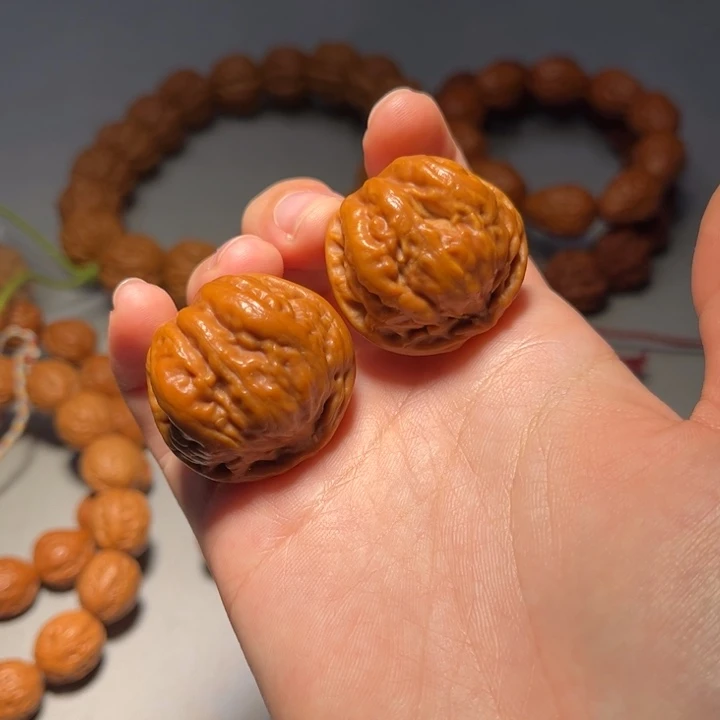 把件文玩核桃方墩蟾316