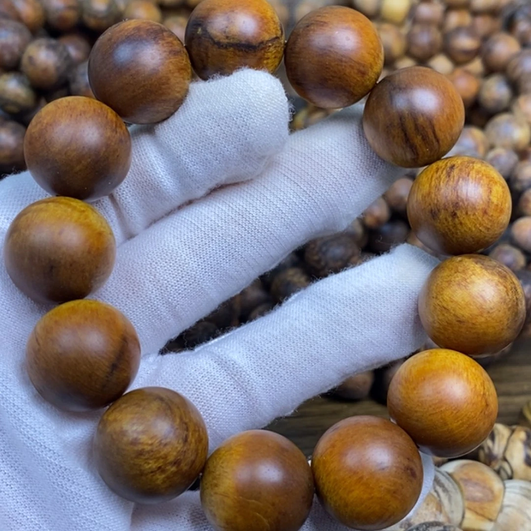 贡木手串/手链1.8黄年糕