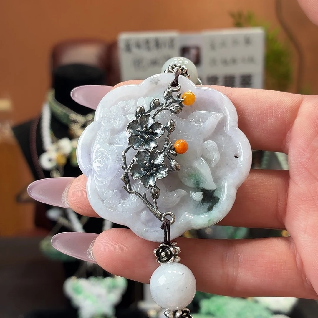 翡翠未镶嵌耳饰手串