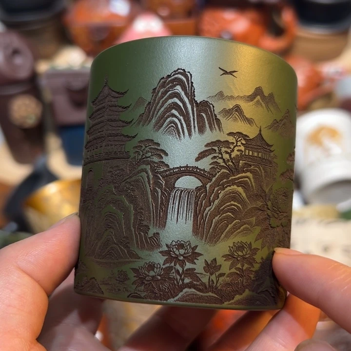 茶杯紫砂宜兴紫砂主人杯