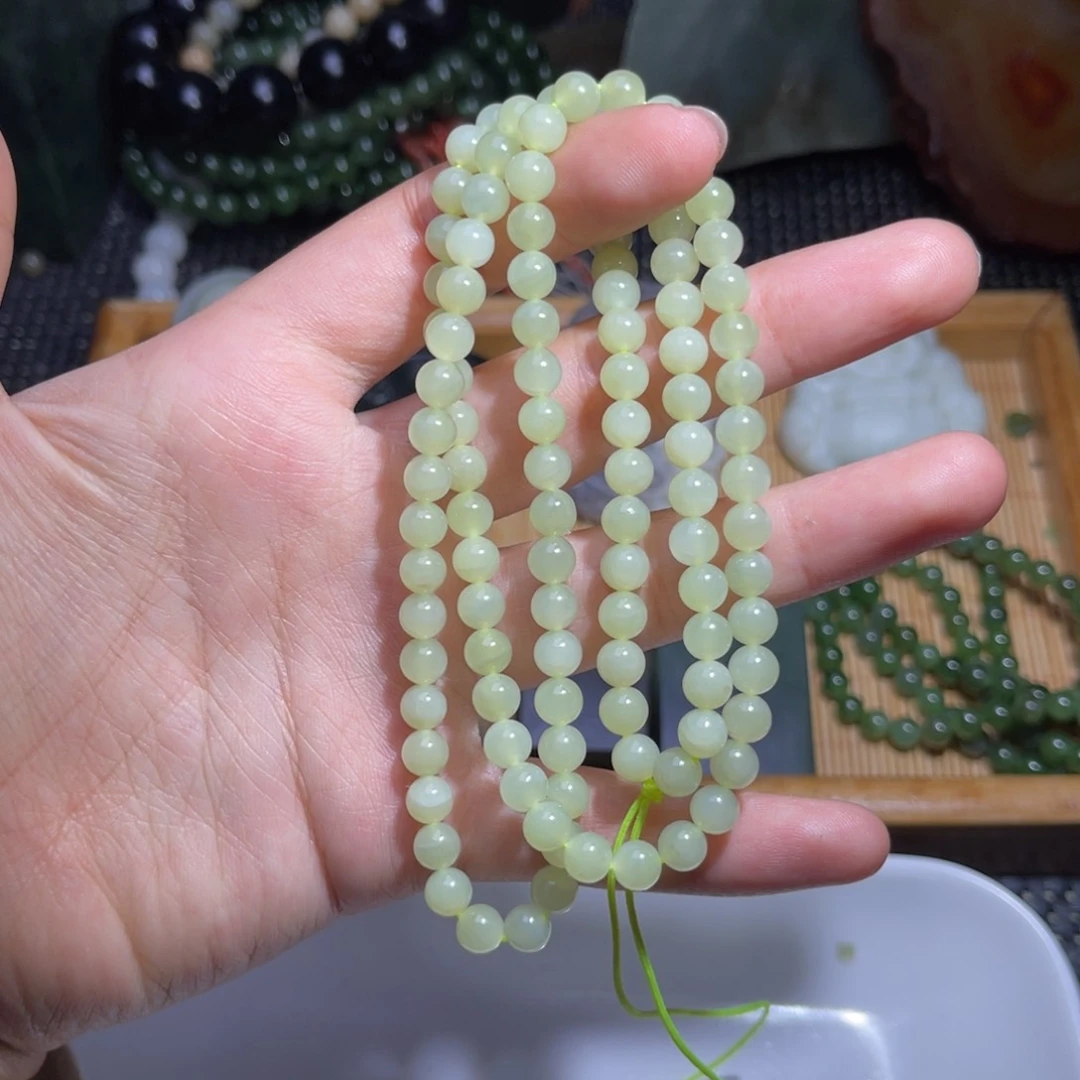 未镶嵌和田玉珠宝半成品黄口卡6