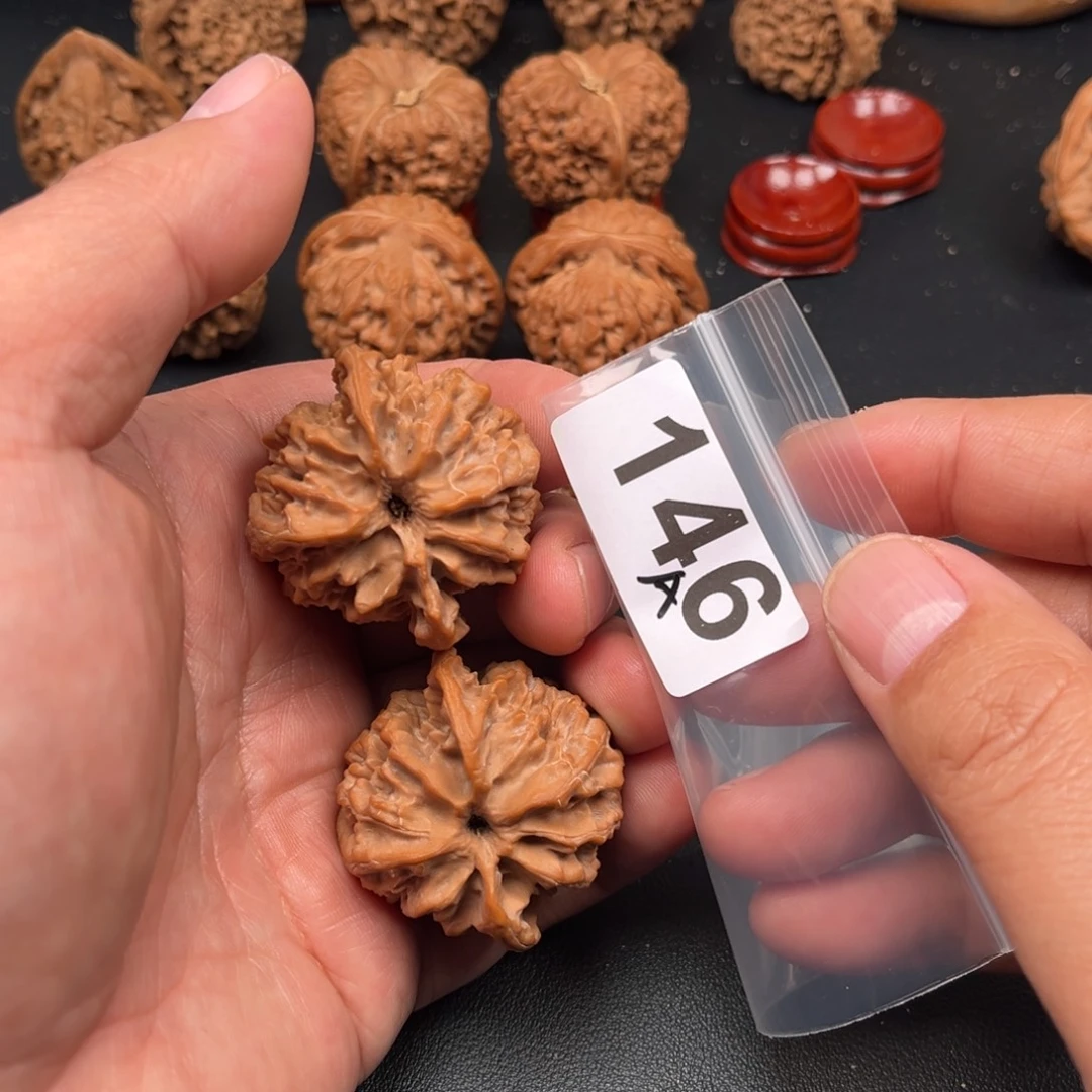 桃核把件苹果园42个