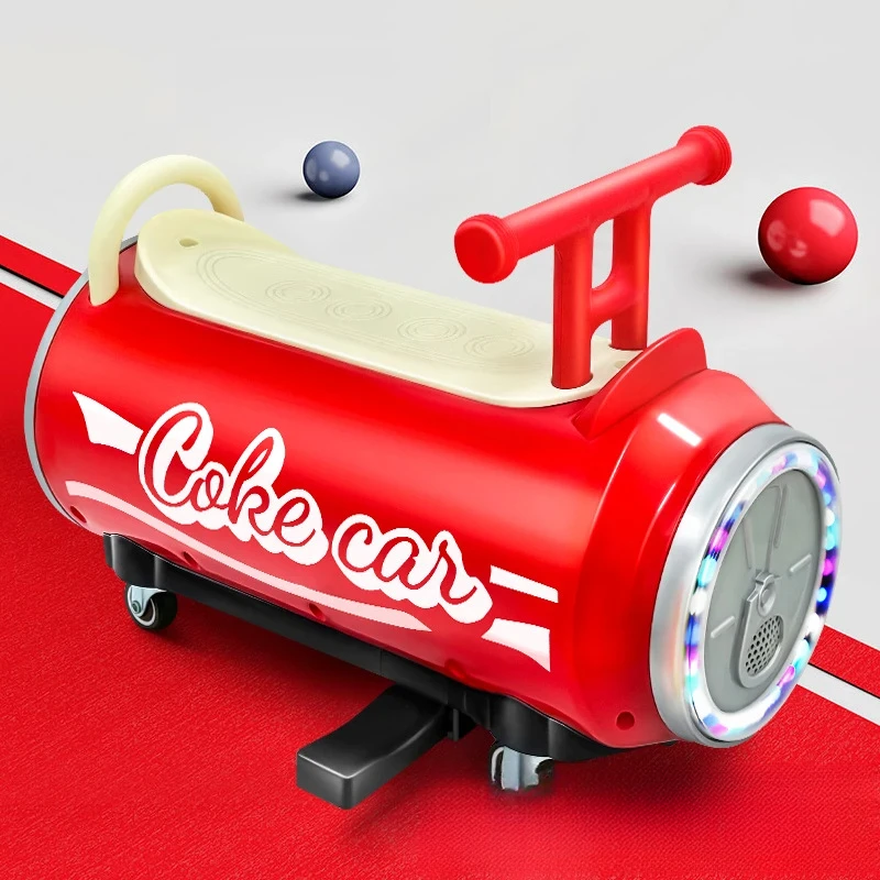 【可乐扭扭车】宝宝儿童1-3-6岁防侧翻溜溜车万向滑行带箱四轮玩具