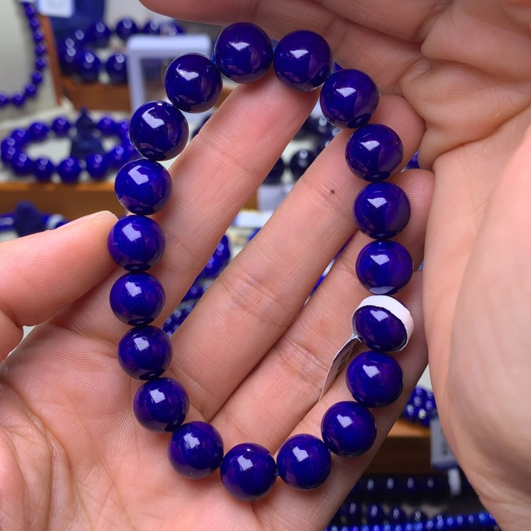 青金石手串未镶嵌10mm3484