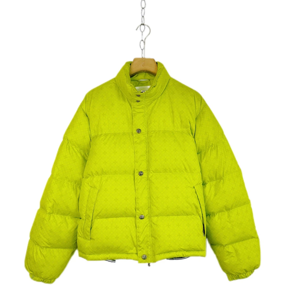 99新 Chrome Hearts/克罗心 s码/暗纹梵文羽绒服/全新/编码08452